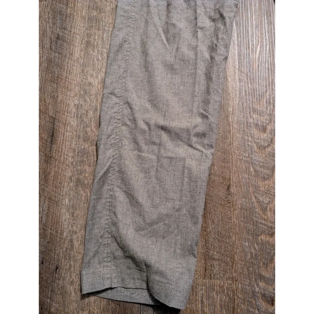 Prana Vaha Hemp Blend Men Medium Elastic Waist Drawstring Pants Gray Breathable - Picture 2 of 11